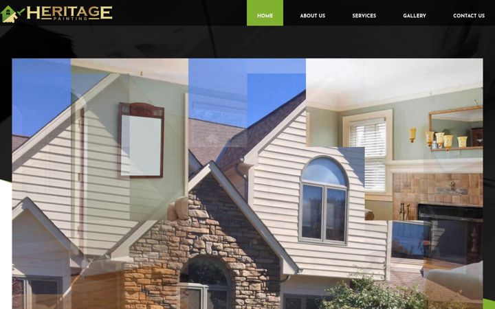 Screenshot of heritagepaintingcincinnati.com