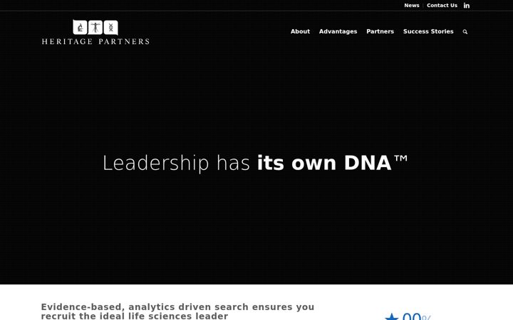 Screenshot of heritagepartners.com