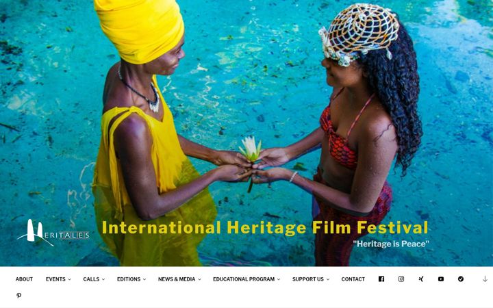 Screenshot of heritales.org