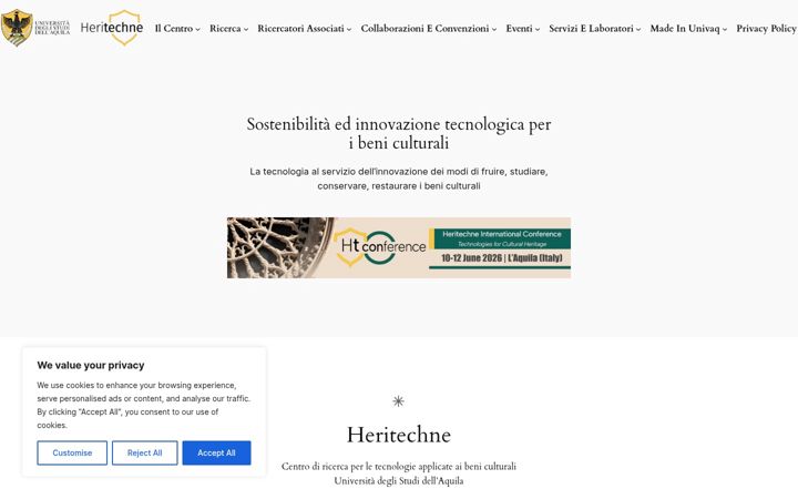 Screenshot of heritechne.it