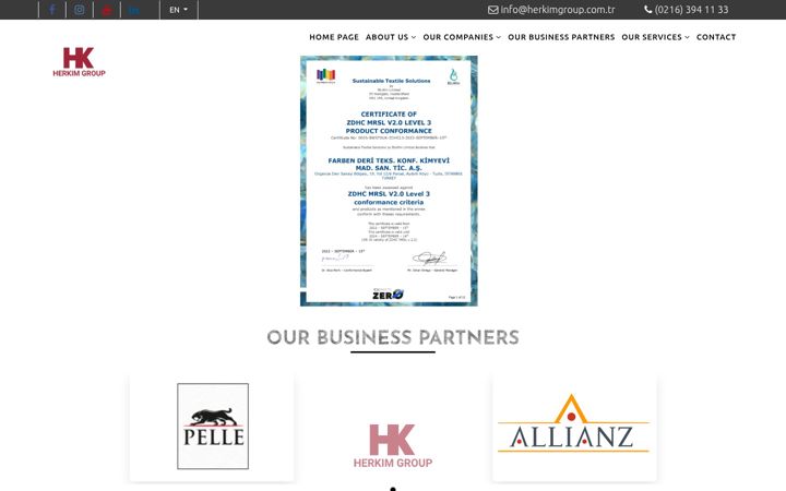 Screenshot of herkimgroup.com