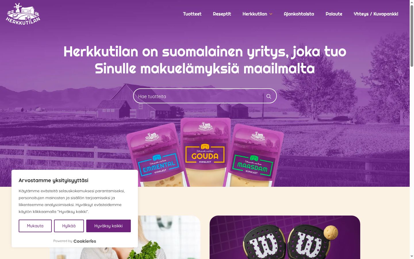 Screenshot tal-banner tal-kunsens muri qabel kwalunkwe interazzjoni