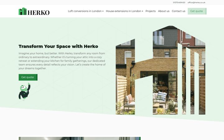 Screenshot of herko.co.uk