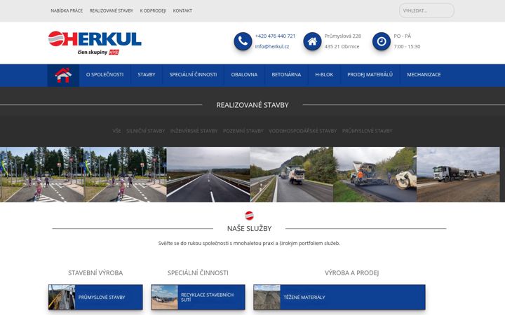 Screenshot of herkul.cz
