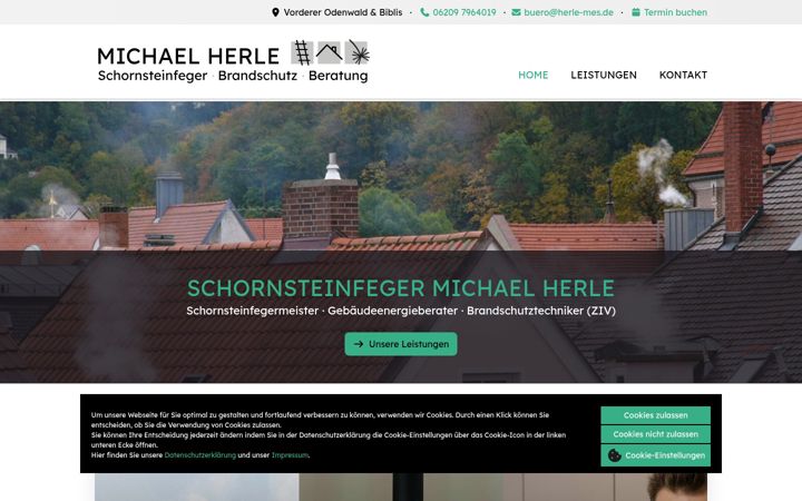 Screenshot of herle-mes.de