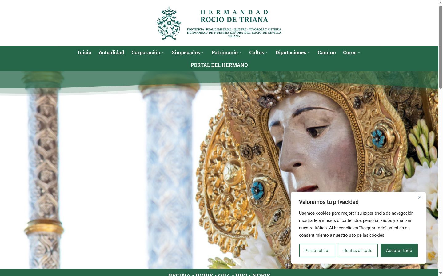 Sutikimo reklamjuostės, rodytos prieš bet kokią sąveiką, ekrano kopija