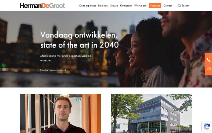 Screenshot of hermandegroot.nl