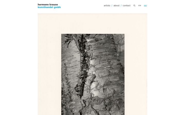 Screenshot of hermann-krause-kunsthandel.de