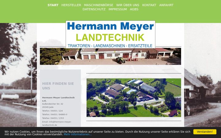 Screenshot of hermann-meyer-landtechnik.de