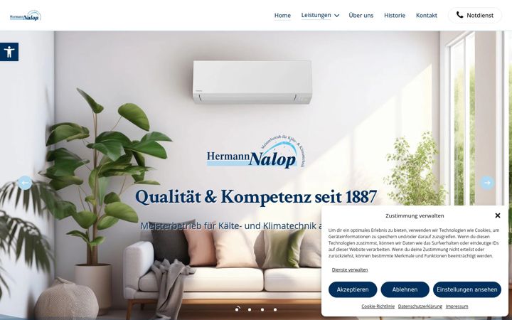 Screenshot of hermann-nalop.de