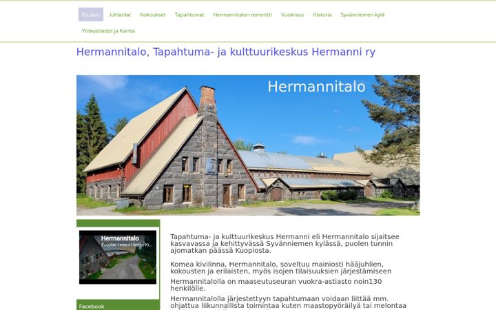 Screenshot of hermannitalo.fi