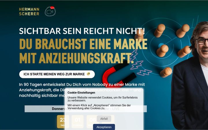 Screenshot di hermannscherer.shop