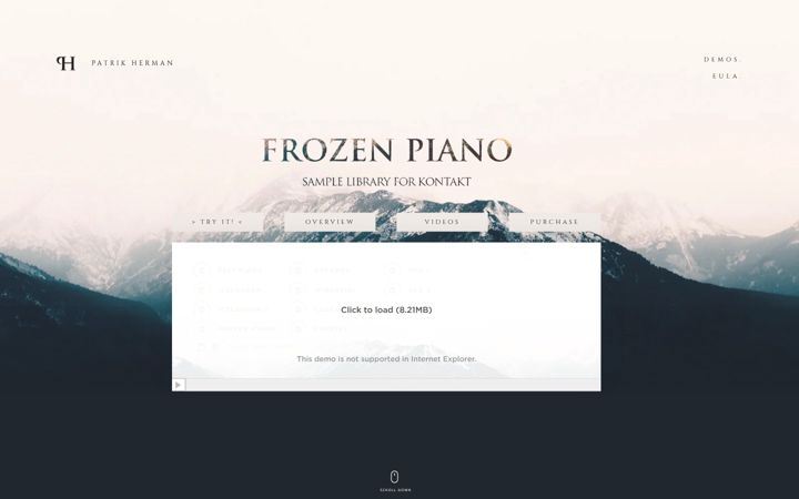 Screenshot of hermansamples.com