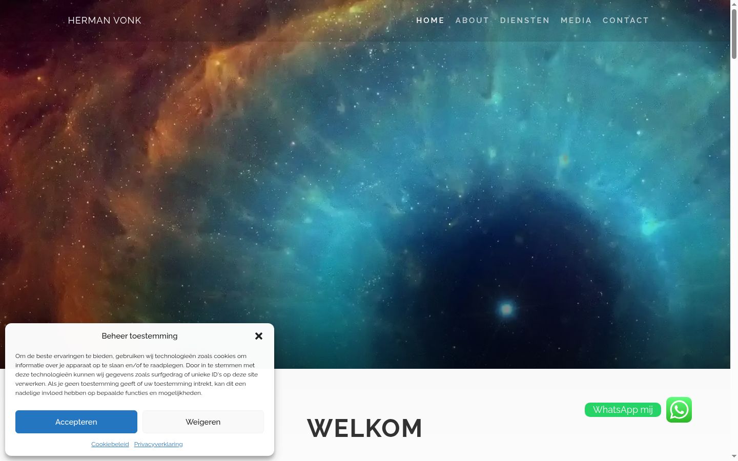 Screenshot tal-banner tal-kunsens muri qabel kwalunkwe interazzjoni
