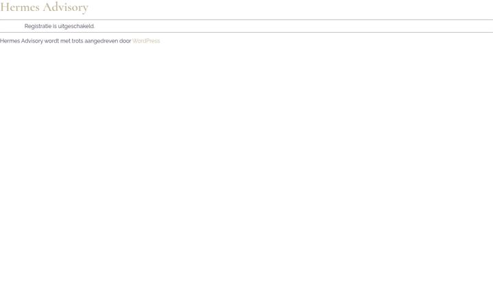 Screenshot of hermes-advisory.com