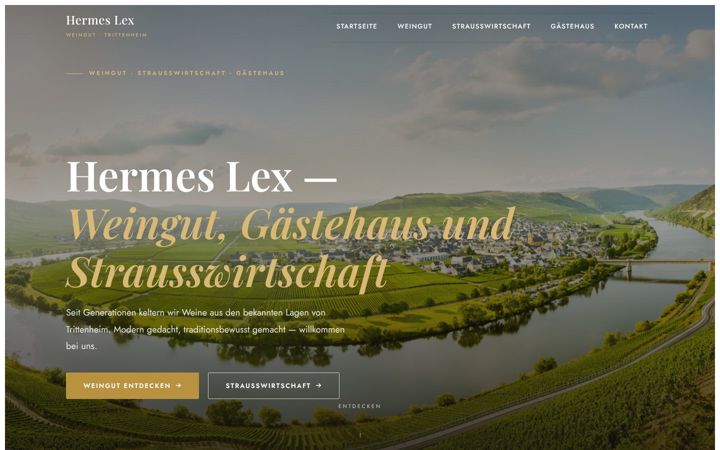 Screenshot of hermes-lex.de