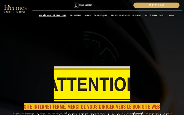 Screenshot of hermes-mobilite-transport.fr