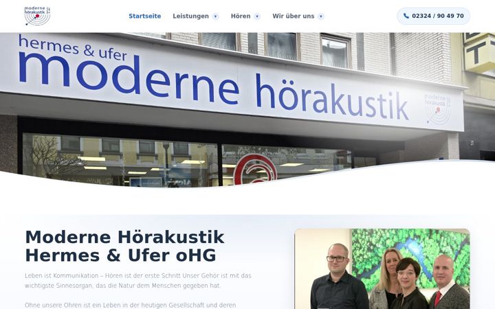 Screenshot of hermes-und-ufer.de