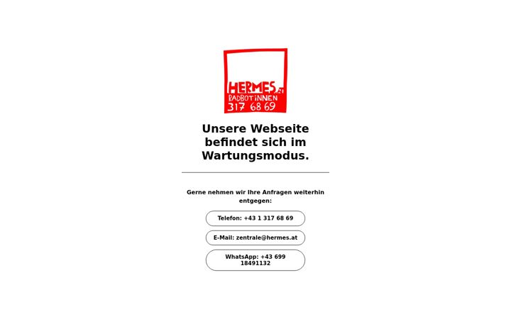 Screenshot of hermes.at
