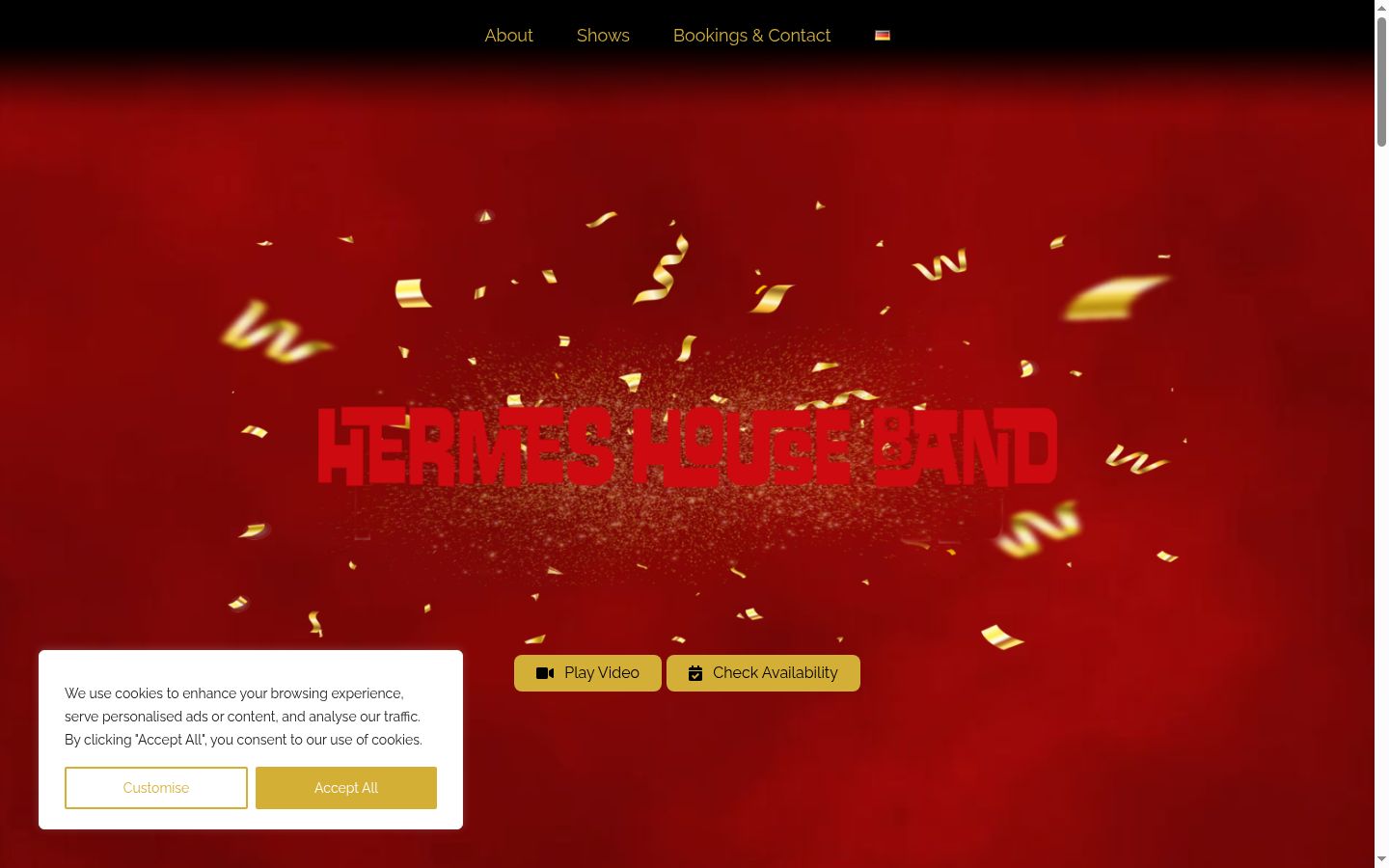Screenshot tal-banner tal-kunsens muri qabel kwalunkwe interazzjoni