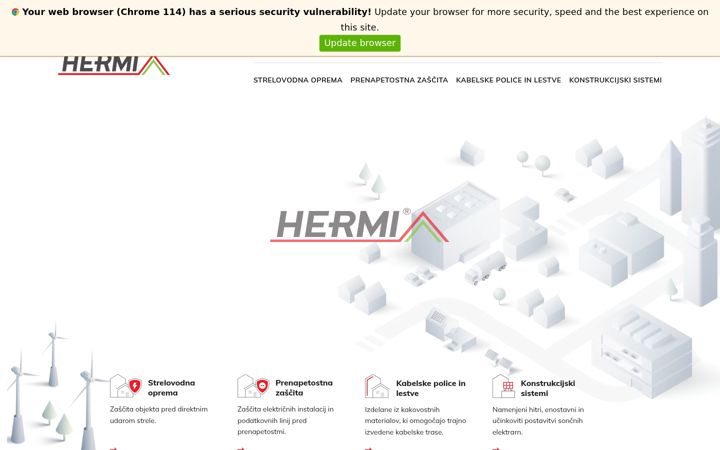 Screenshot of hermi.si