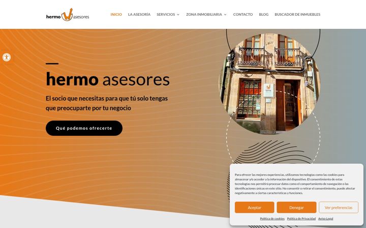 Screenshot of hermoasesores.es