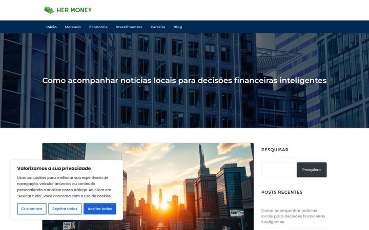 Screenshot of hermoney.com.br