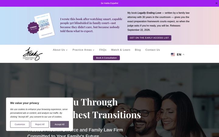 Screenshot of hernandezfirm.com