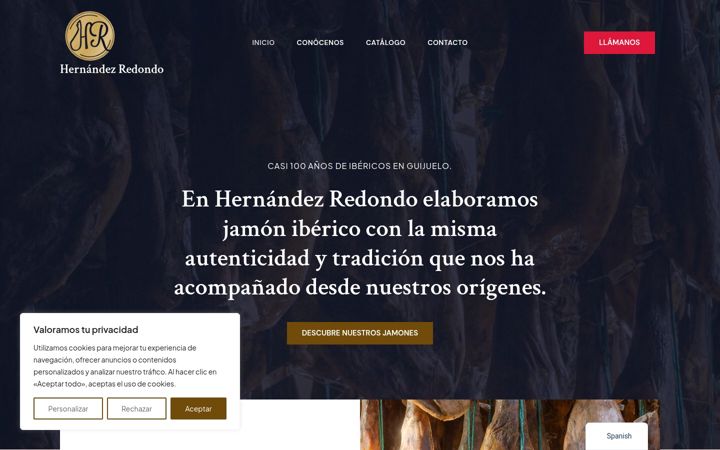 Screenshot of hernandezredondo.com