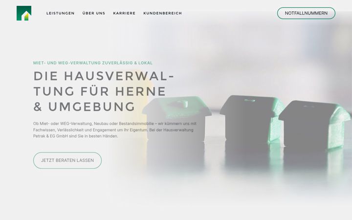 Screenshot of herne-hausverwaltung.de