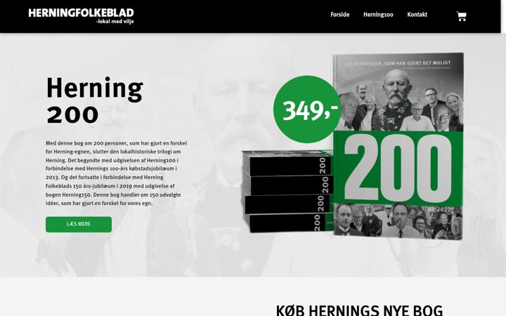 Ekrānuzņēmums no herning200.dk