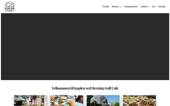 Screenshot of herninggolfcafe.dk