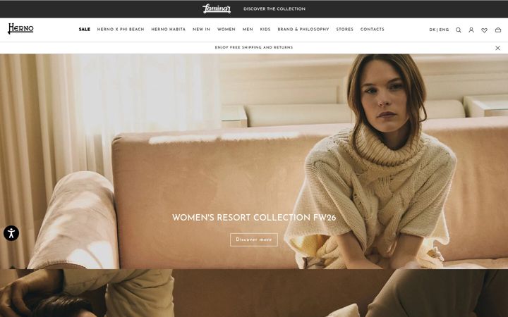 Screenshot of herno.com
