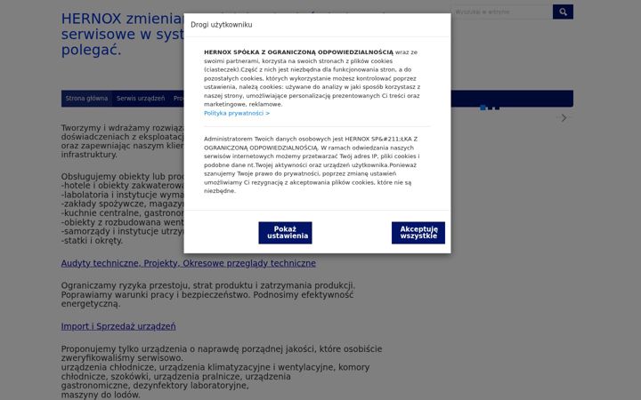 Screenshot of hernox.pl