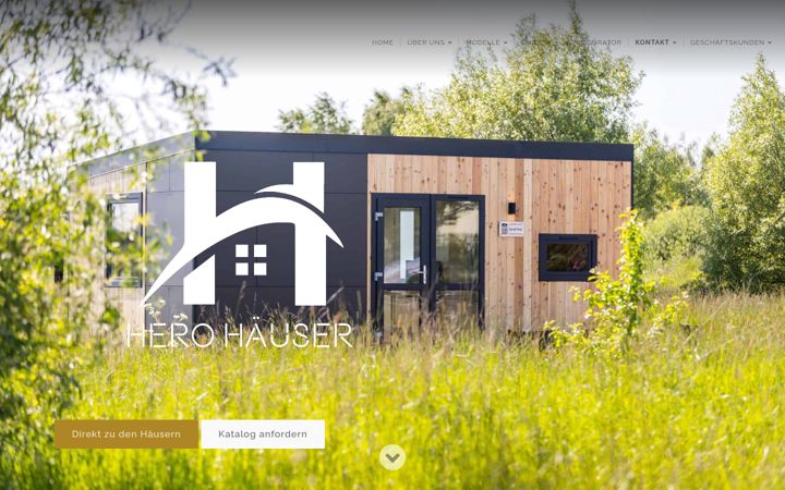 Screenshot of hero-haeuser.de