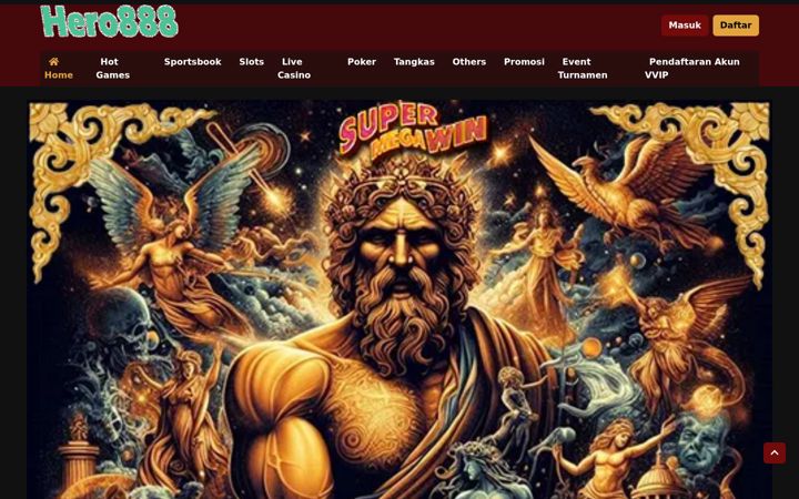 Screenshot of hero888.org