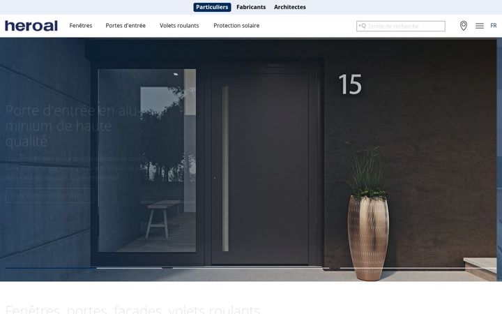 Screenshot of heroal.fr