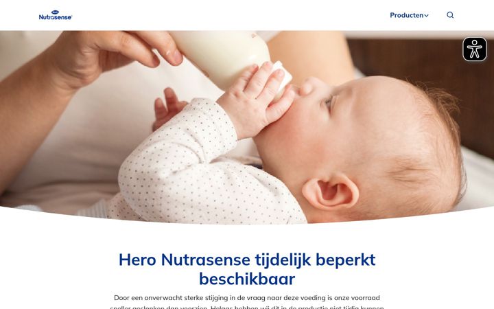 Screenshot of herobabyvoeding.nl