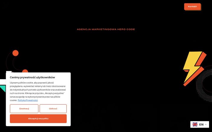 Screenshot of herocode.pl