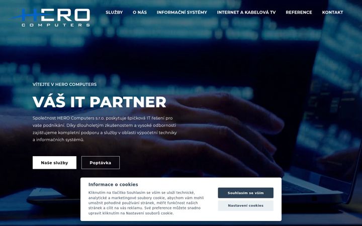 Screenshot of herocomp.cz