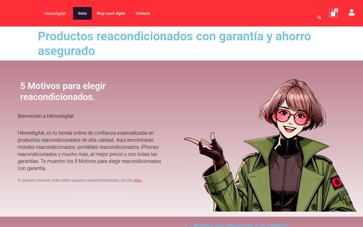 Screenshot of heroedigital.com