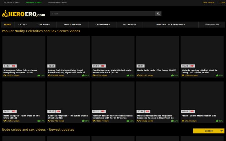 Screenshot of heroero.com
