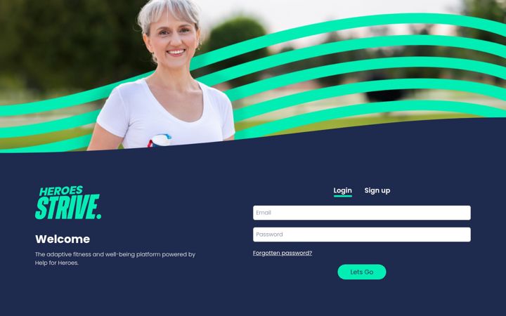 Screenshot of heroes-strive.org