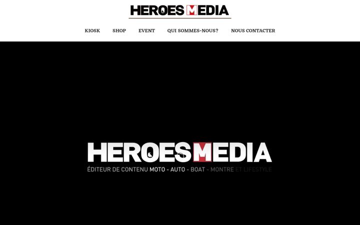 Screenshot of heroesmedia.fr