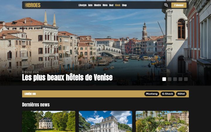 Screenshot of heroestyle.com
