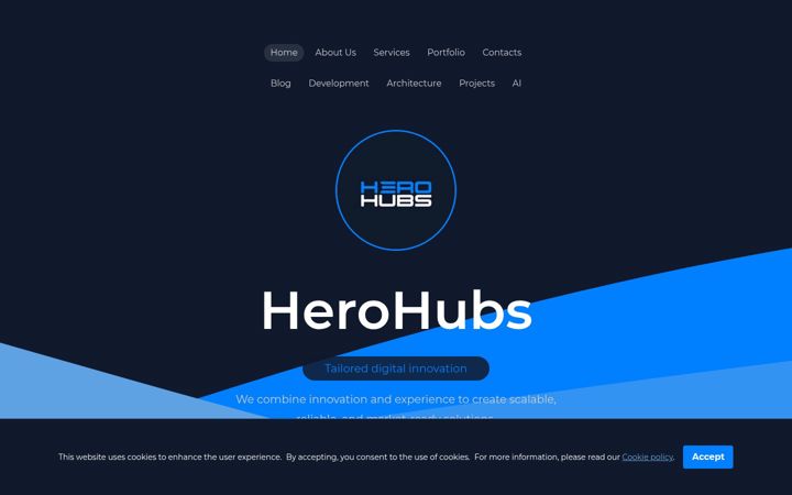 Screenshot of herohubs.it