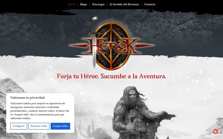Screenshot of herok.es