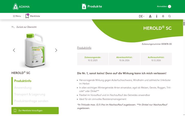 Screenshot of herold-sc.de