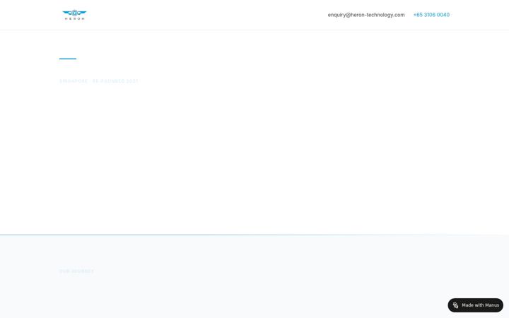 Screenshot of heron-technology.com