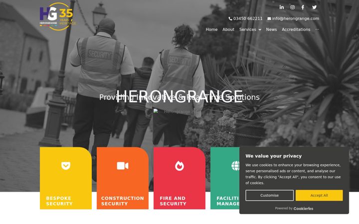 Screenshot of herongrange.com